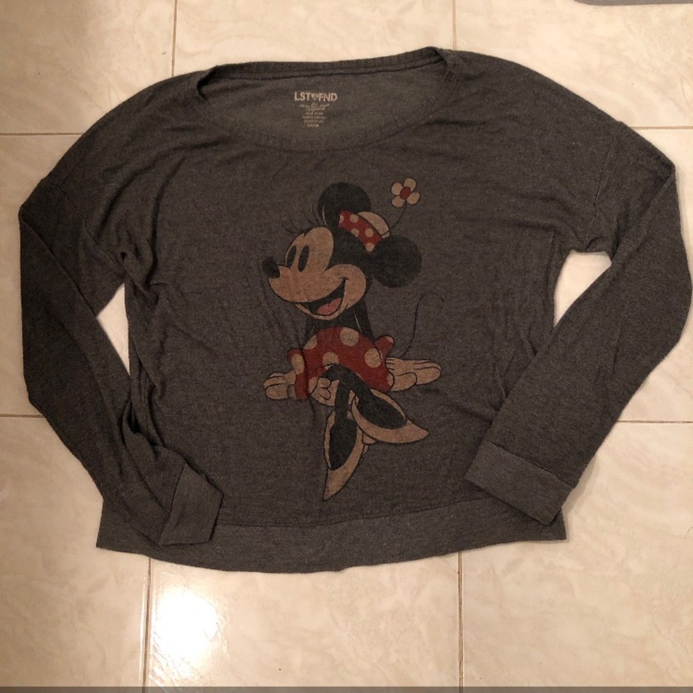 Minnie Mouse Scoop Neck Sweater